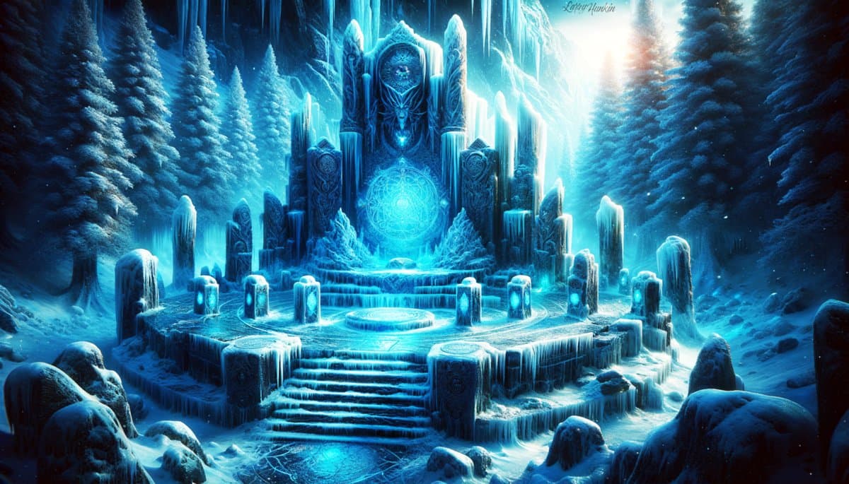 The Frost Altar — sacred site of the Frostfall Clans