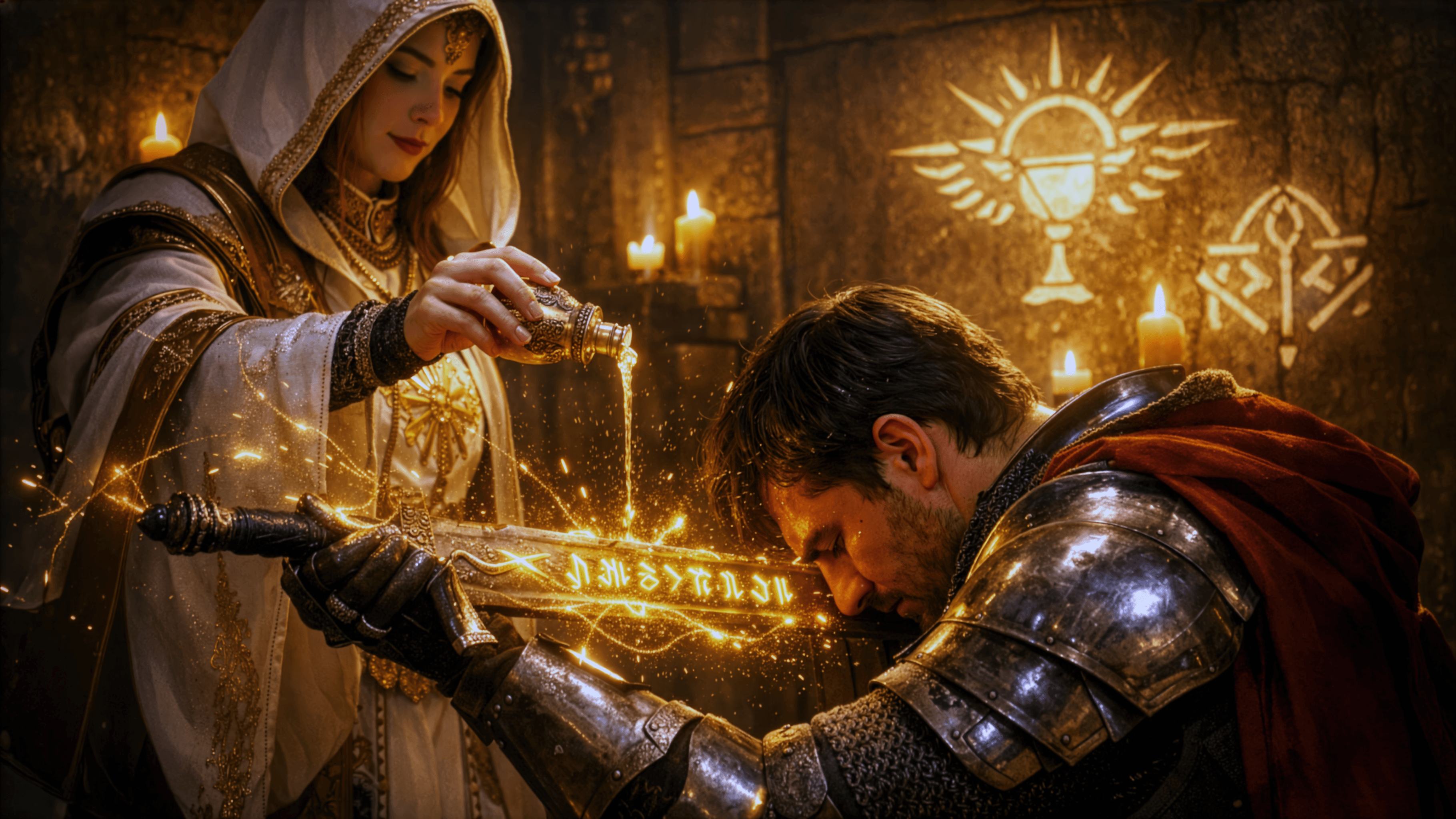 Holy blessings bestowed by Solaran priests