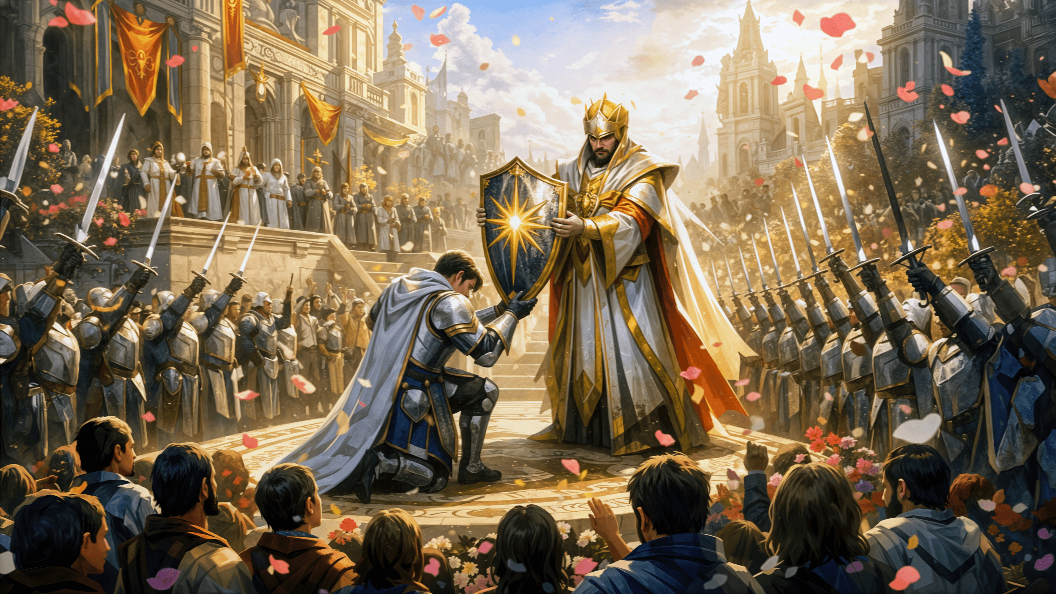 Honoring a new knight of the realm